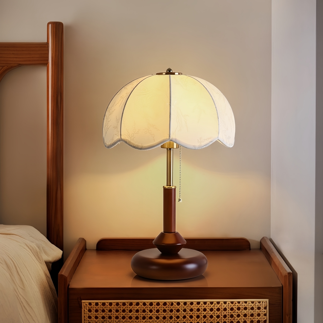 โคมไฟตั้งโต๊ะทรงโดมแบบวินเทจ ส - Textiles For Home บทวิจารณ์และราคา
