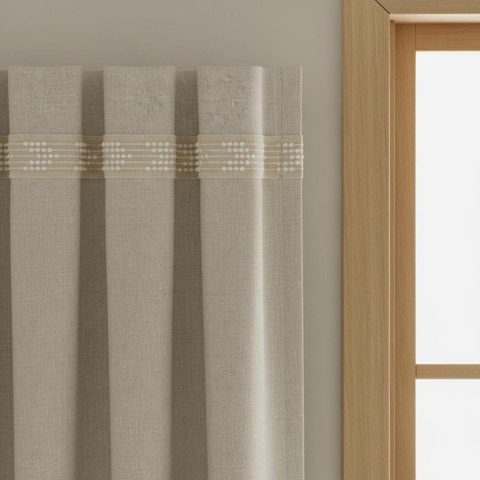 ริบบิ้นตกแต่งขอบผ้าม่านแบบมีขอ - Home Textiles Luxury Curtains บทวิจารณ์และราคา