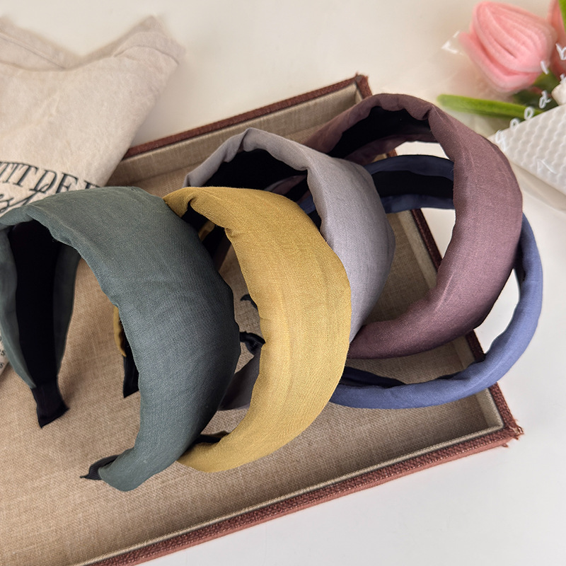 ที่คาดผมผ้าลินินผสมคอตตอนเนื้อ - Home Textiles Store บทวิจารณ์และราคา