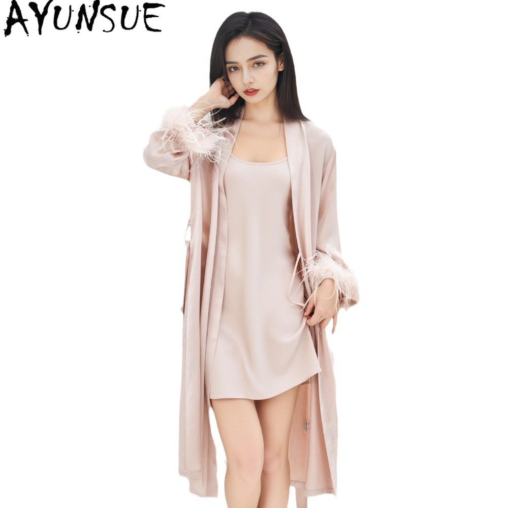 AYUNSUE ชุดคลุมไหมมัลเบอร์รี่แ - Home Textiles Store บทวิจารณ์และราคา