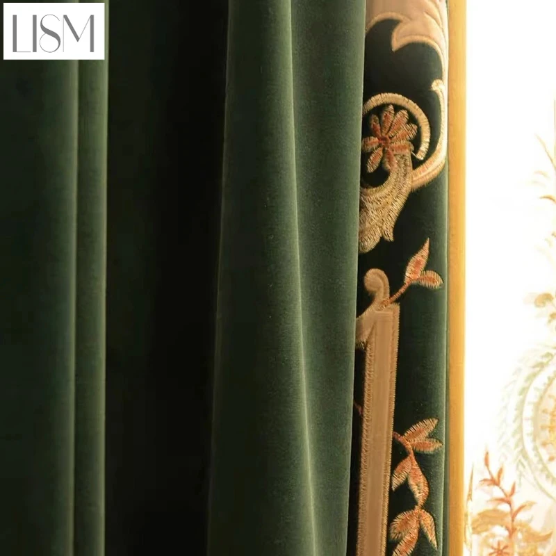 ผ้าม่านหรูหราสไตล์ยุโรปสำหรับห - Home Textiles Luxury Curtains บทวิจารณ์และราคา