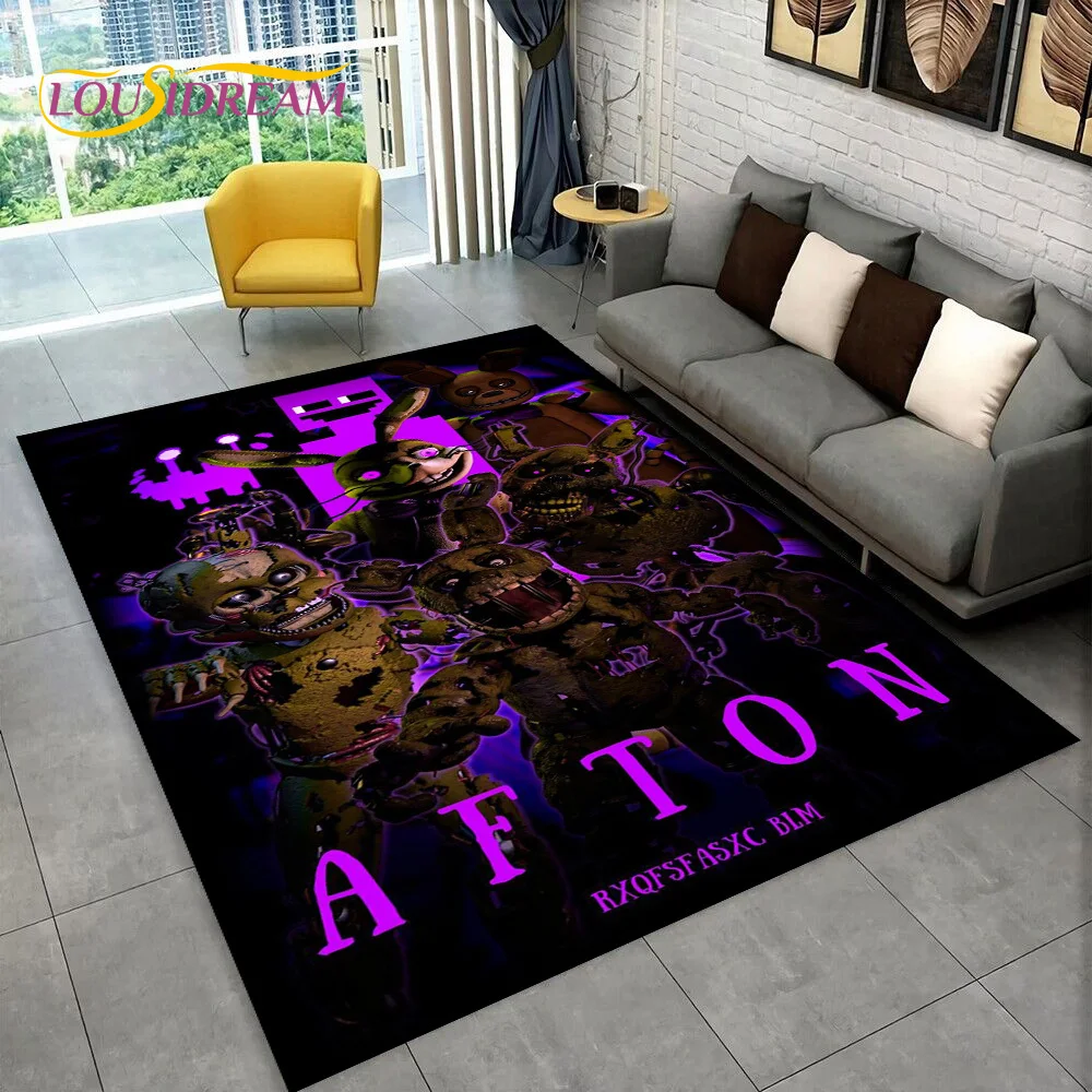 พรมปูพื้นลายหนังสยองขวัญ FNAF  - Home Textiles Sale บทวิจารณ์และราคา