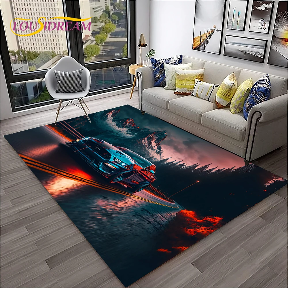 พรมปูพื้นลายรถฟอร์ด GTR มัสแตง - Home Textiles Sale บทวิจารณ์และราคา